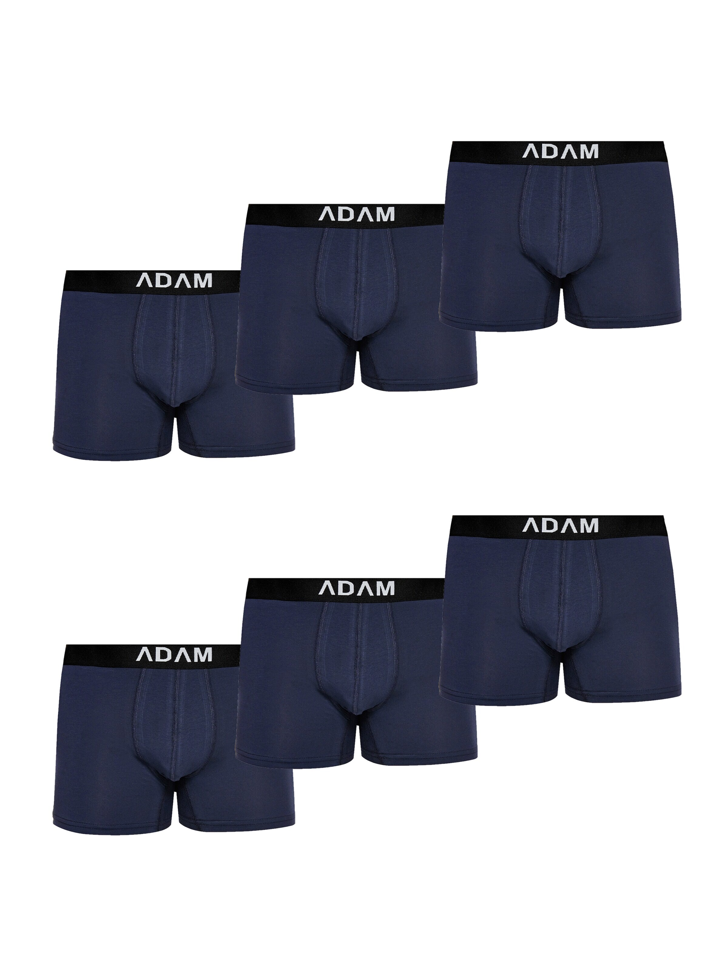 Adam Boxershorts '6er Pack'‌‌‌‌‌ in Blau: Vorderseite