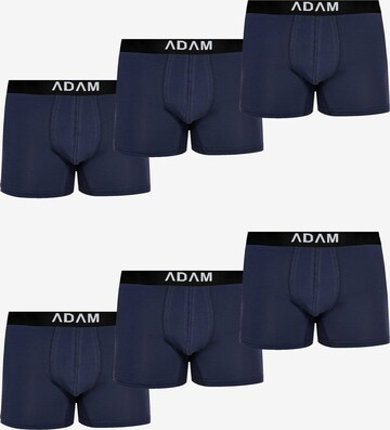 Adam Boxershorts '6er Pack' in Blau: Vorderseite