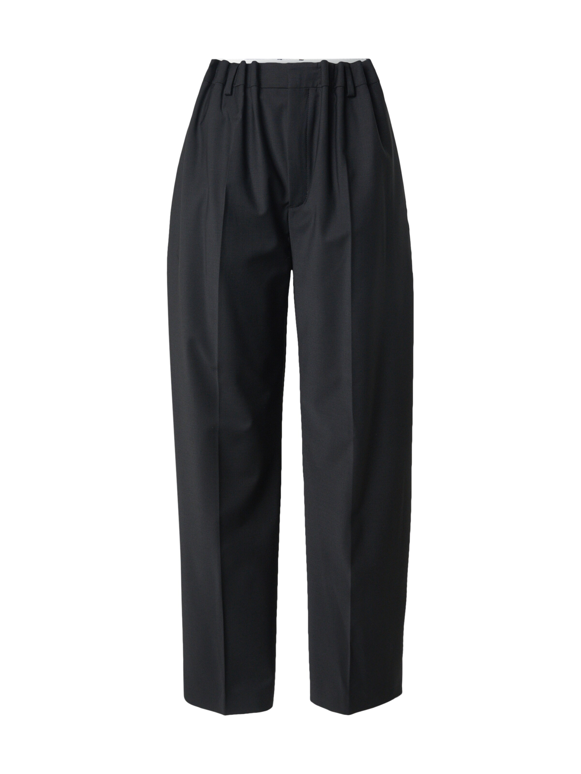 DRYKORNLoosefit Hlače na crtu 'RUSTLE 10' - crna boja: prednji dio