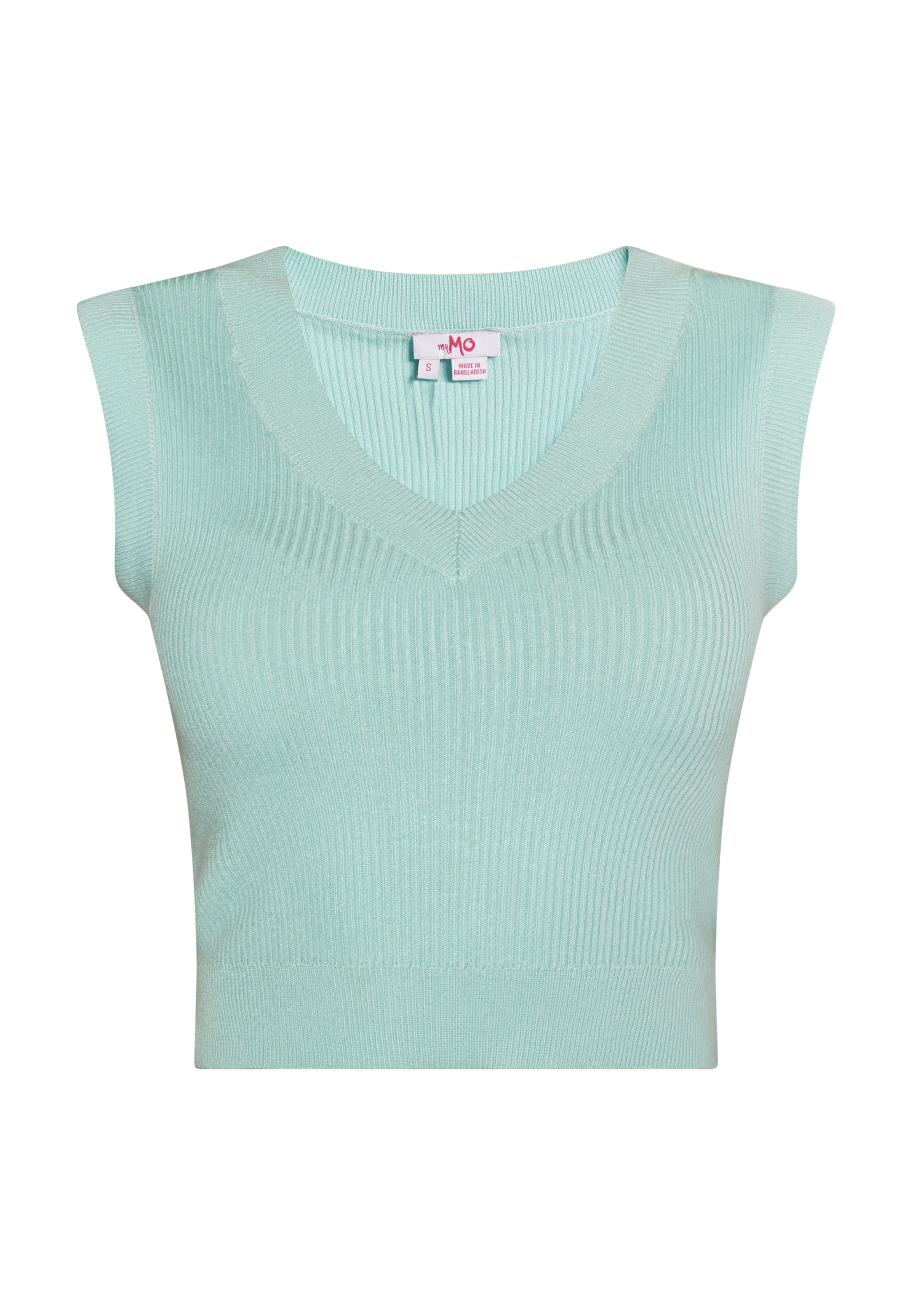 MYMO Sveter 'Biany' - Zelená: predná strana