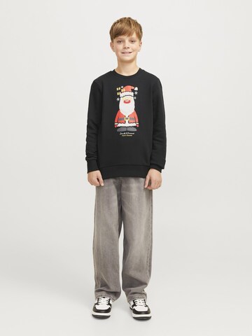 Jack & Jones Junior Sweatshirt 'JJX-Mas' in Schwarz