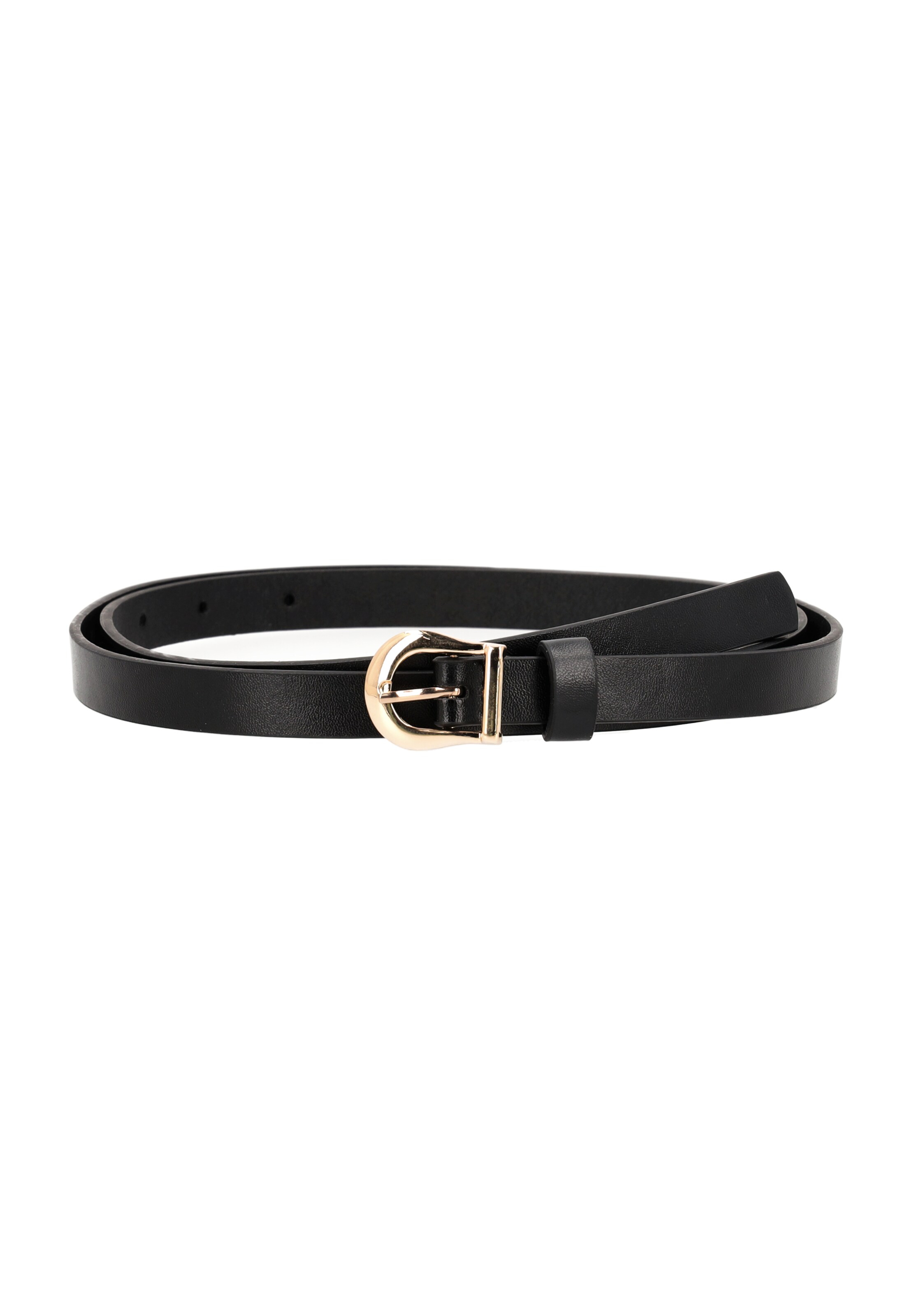 Ceinture IZIA en noir : devant