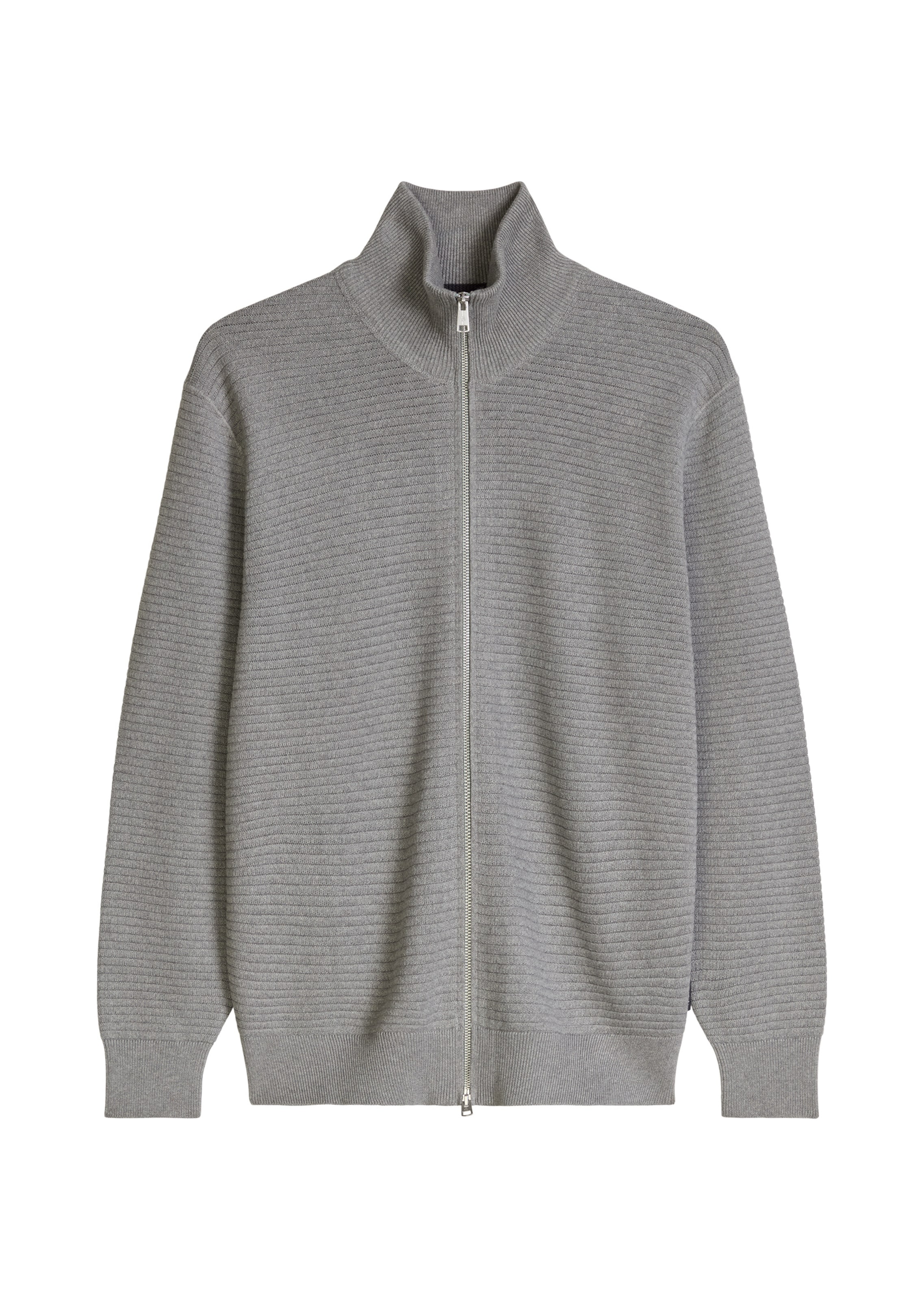 Marc O'Polo Strickjacke in Grau: Vorderseite