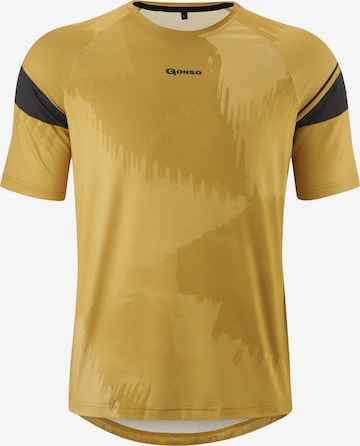 GONSO Performance Shirt 'Masino' in Yellow: front