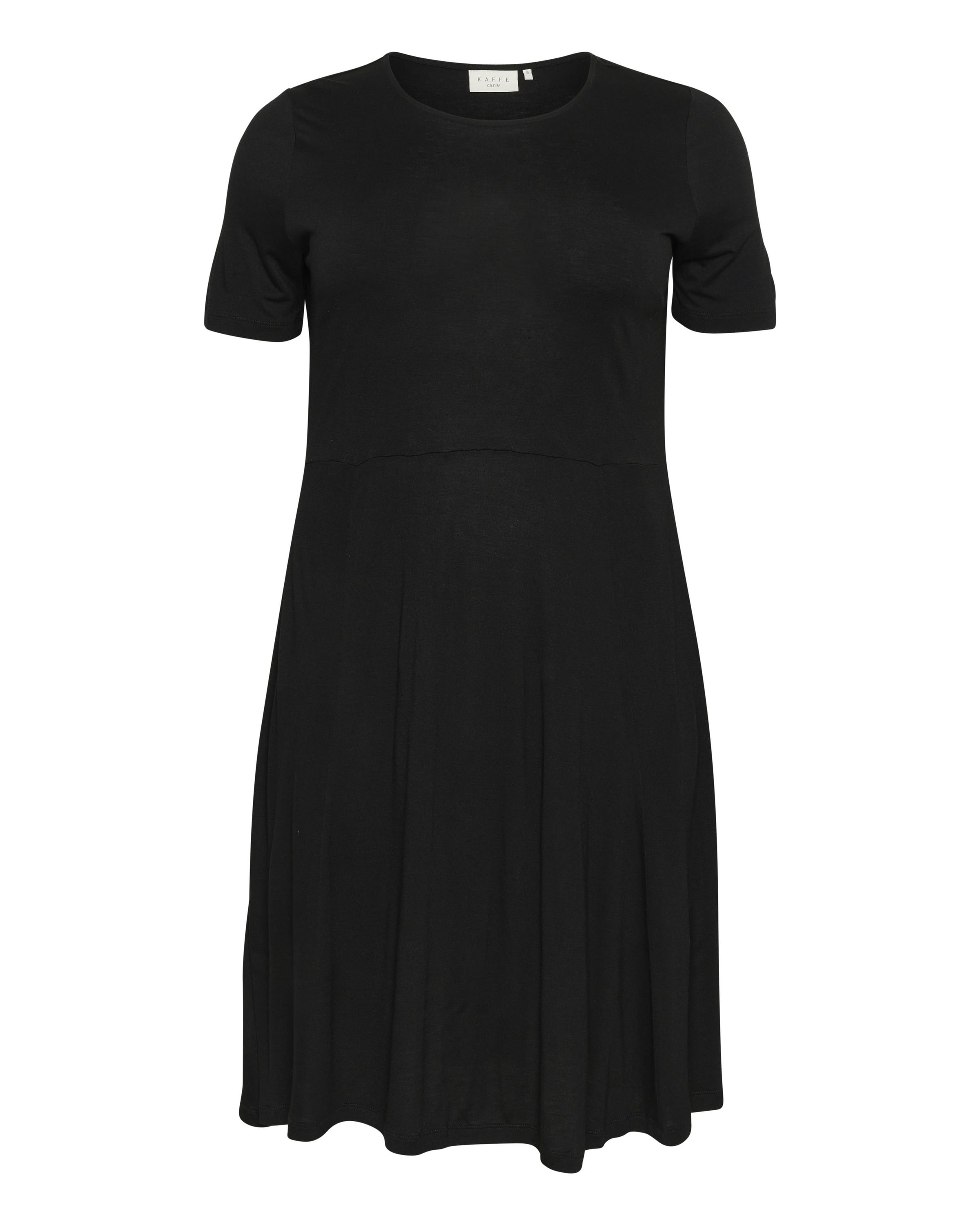 KAFFE CURVE Kleit 'Rachel', värv must: eest vaates