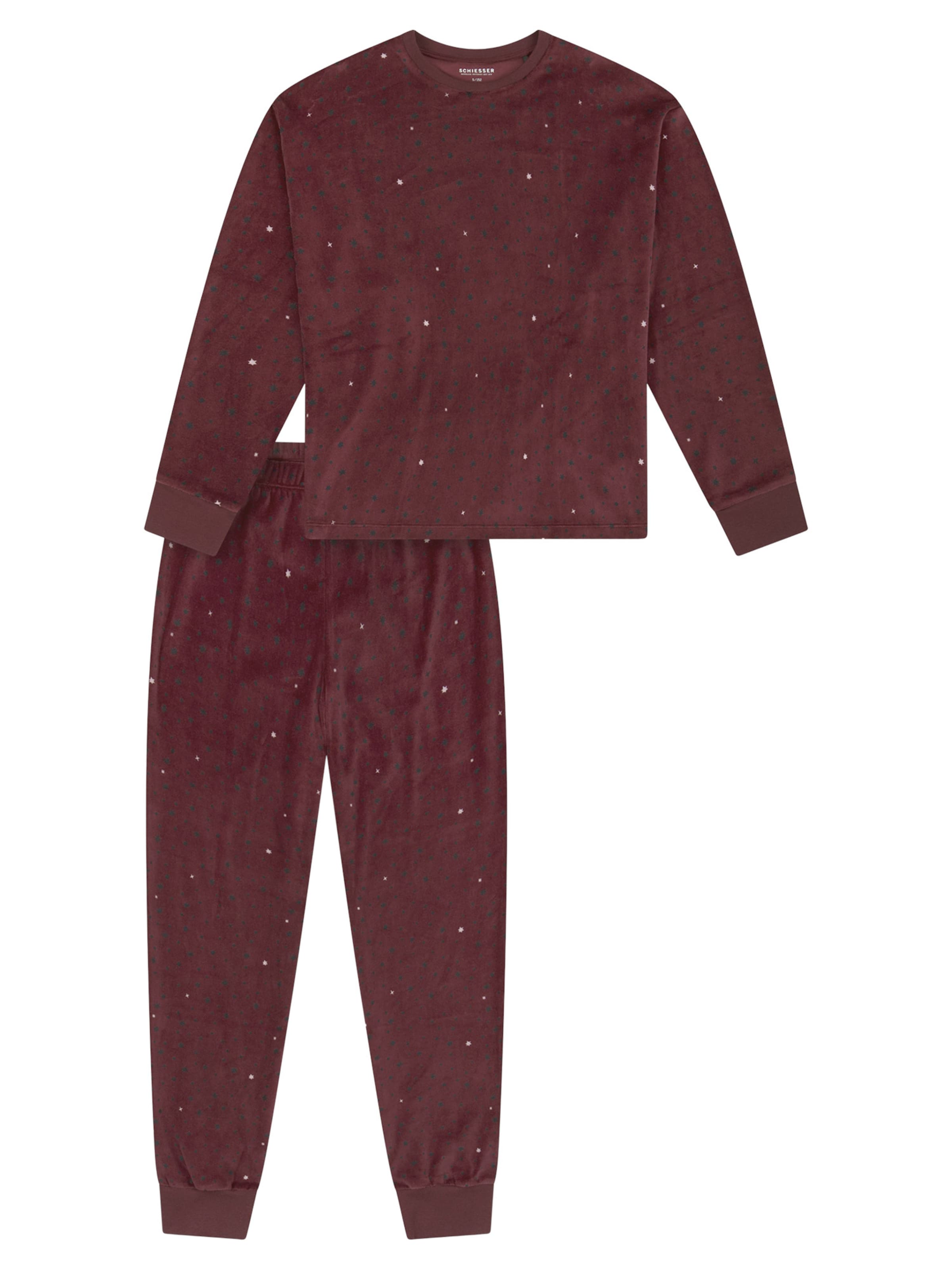 Pyjama ' Teens Nightwear ' SCHIESSER en rouge : devant