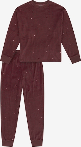 Pyjama ' Teens Nightwear ' SCHIESSER en rouge : devant