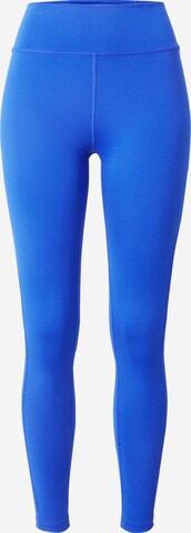 ADIDAS PERFORMANCE Skinny Workout Pants 'All Me Essentials Full-length' in Blue: front