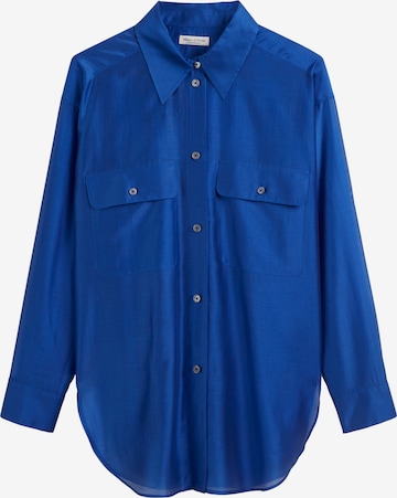 Marc O'Polo Bluse in Blau: Vorderseite