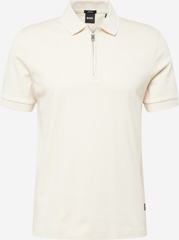 BOSS - Camiseta 'Polston' en blanco: frente