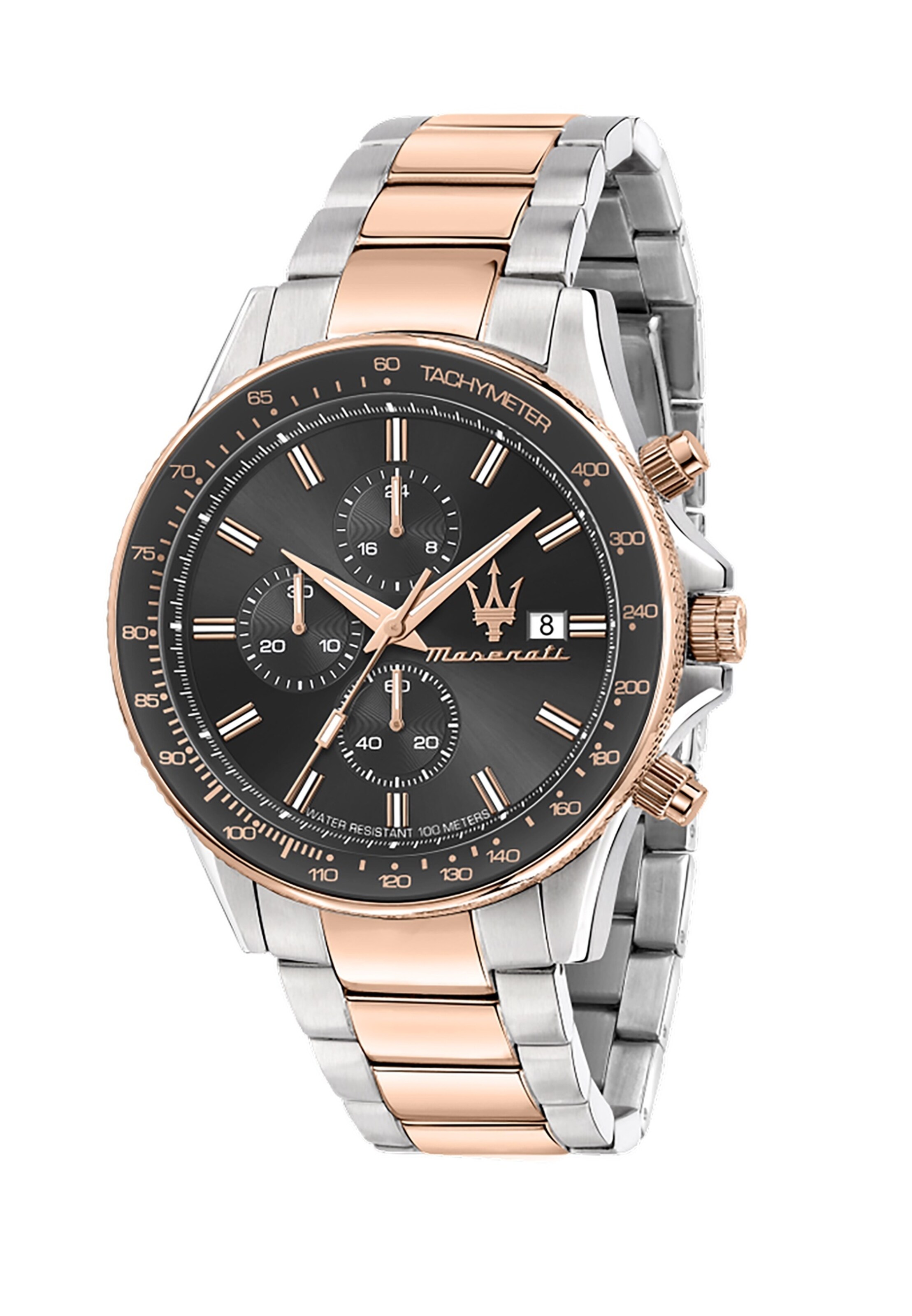 Männer Uhren Maserati Uhr in Schwarz, Silber - PT19021