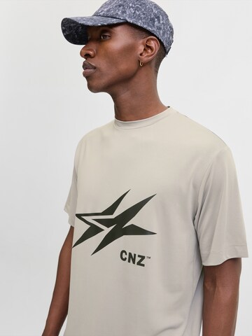 JACK & JONES - Camiseta 'JCOCNZAMSTERDAM' en gris