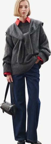 MANUKA Fleecejacke in Grau: Vorderseite