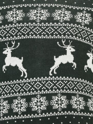Jack & Jones Plus Pullover 'JJXMAS GABRIEL' in Grün
