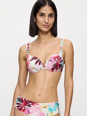 TRIUMPH Bralette Bikini Top ' Summer Fleur ' in Pink: front