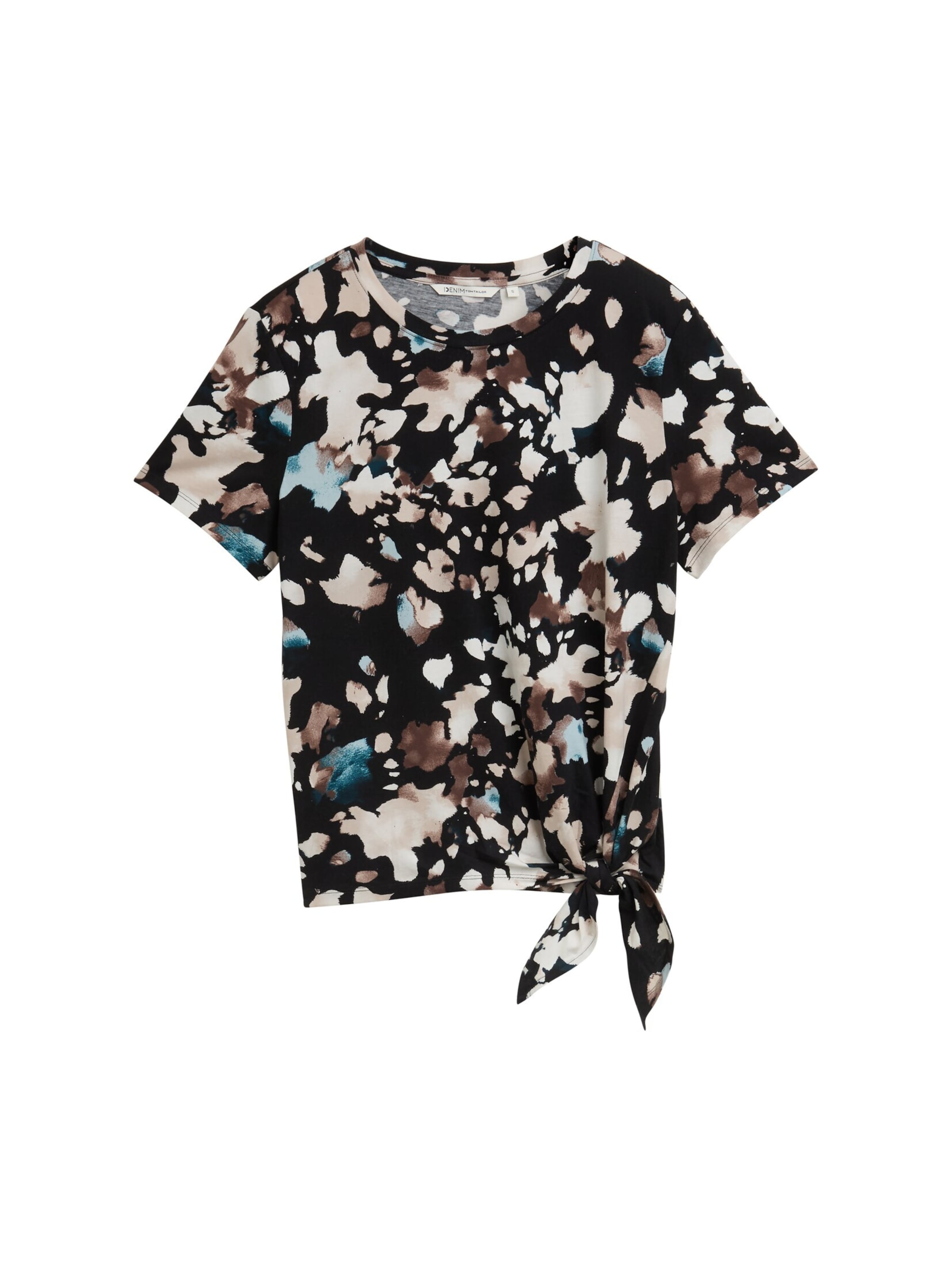 TOM TAILOR DENIM Shirt in Black: front