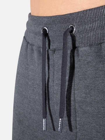 MOROTAI Slimfit Sporthose 'CORPORATE' in Grau