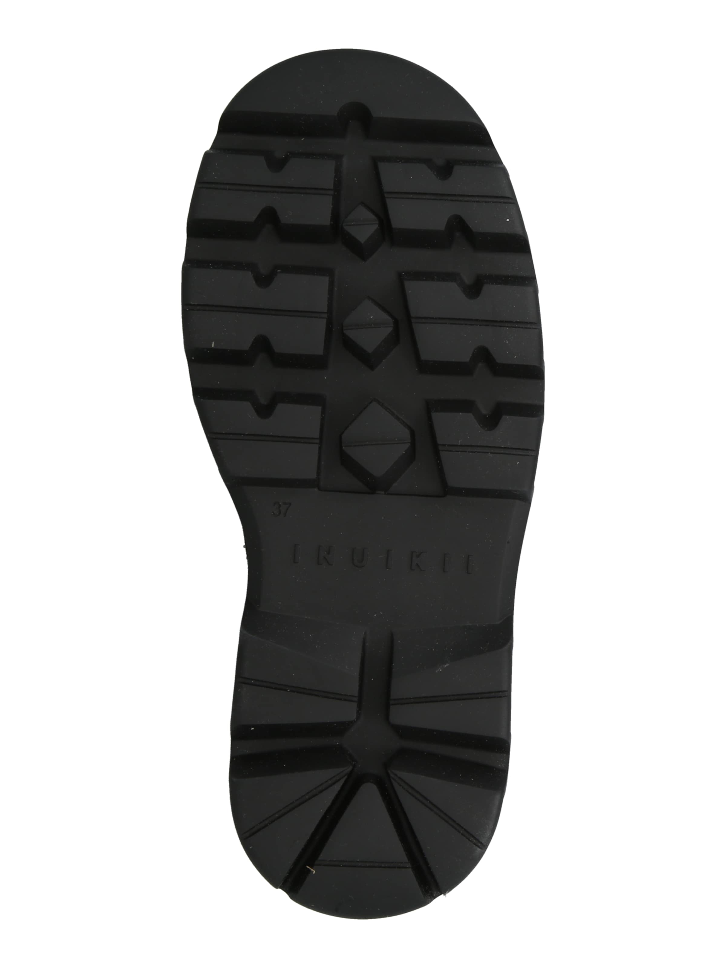 INUIKII Gležnarji z vezalkami 'MATILDA' | črna barva