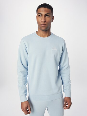 Sweat de sport 'Essentials Fleece' ADIDAS SPORTSWEAR en bleu : devant