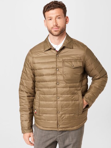 TOMMY HILFIGER Between-season jacket in Green: front