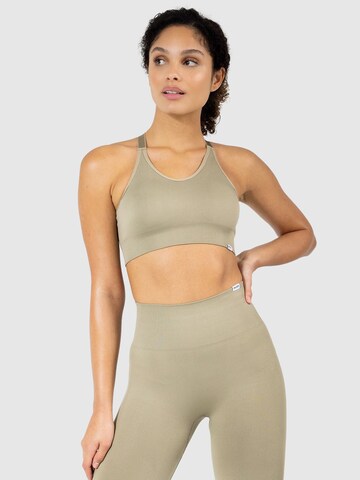 Smilodox Bralette Sports bra 'Amber' in Green: front