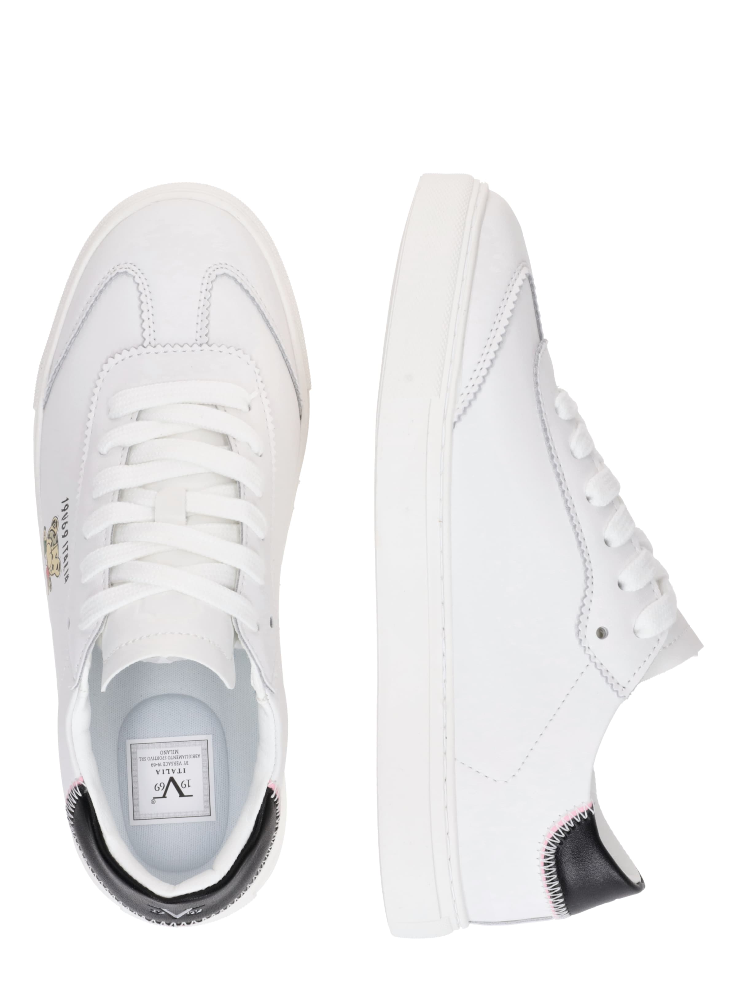 balta 19V69 ITALIA Sportbačiai be auliuko 'Nika': šonas