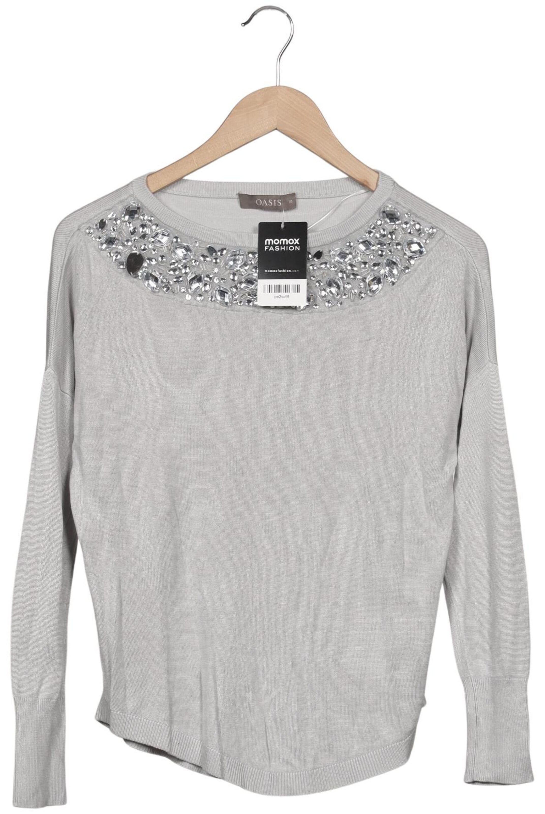 Oasis Pullover XS in Grau: Vorderseite
