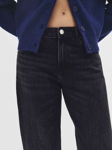 Pull&Bear Normální Džíny – černá