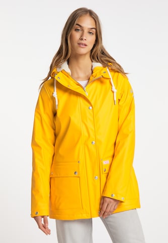 MYMO Between-Season Jacket in Yellow: front