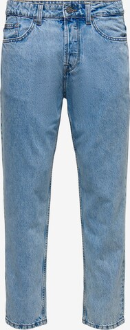 Only & Sons Loosefit Jeans 'Avi Beam' in Blau: predná strana