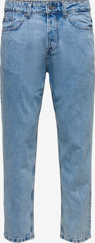 Only & Sons Loose fit Jeans 'Avi Beam' in Blue: front