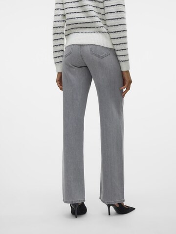 VERO MODA Wide Leg Jeans 'REBECCA' i grå