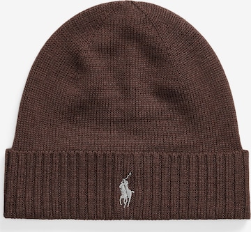 Căciulă de la Polo Ralph Lauren pe maro: față