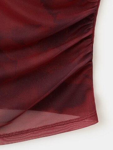 MANGO Top 'MARA' in Red