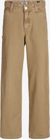 Jack & Jones Junior Loose fit Jeans 'Alex Carpenter' in Brown: front