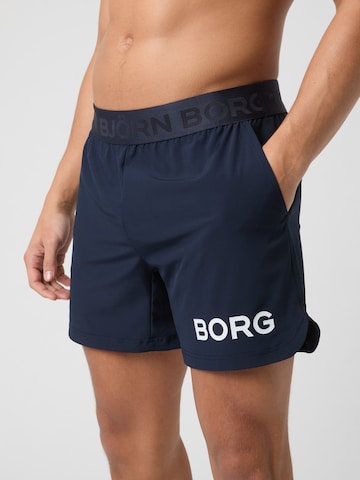 BJÖRN BORG Voľný strih Športové nohavice - Modrá: predná strana