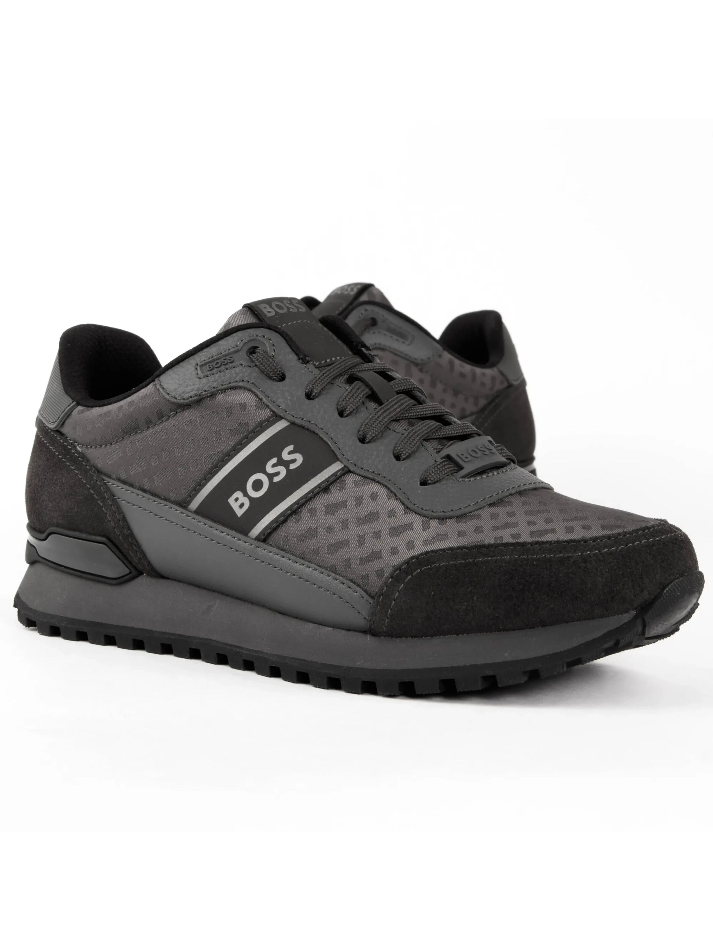 BOSS - Zapatos con cordón 'Parkour L Runn' en negro