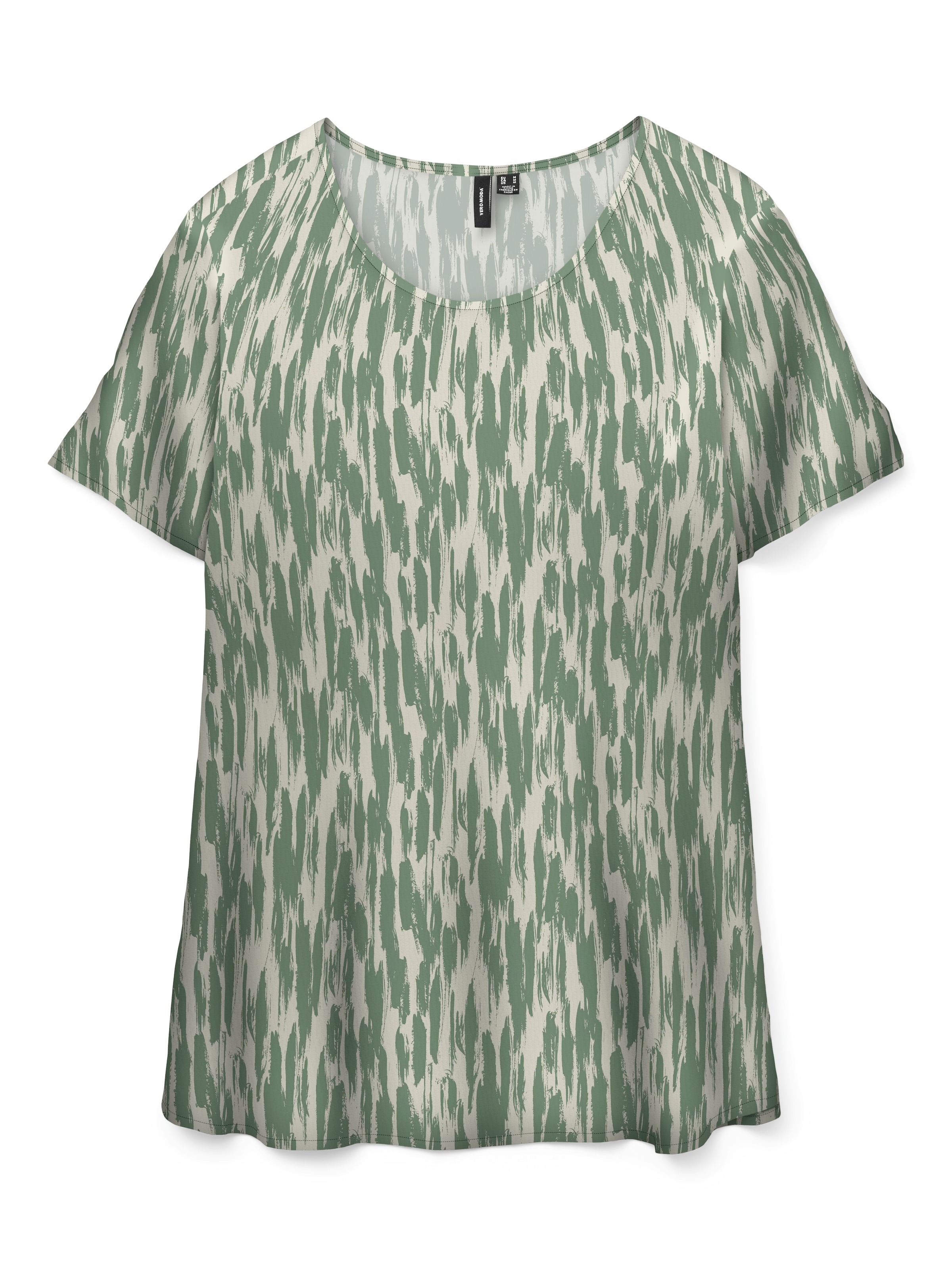 VERO MODA T-shirt 'VMEASY JOY' i beige: framsida