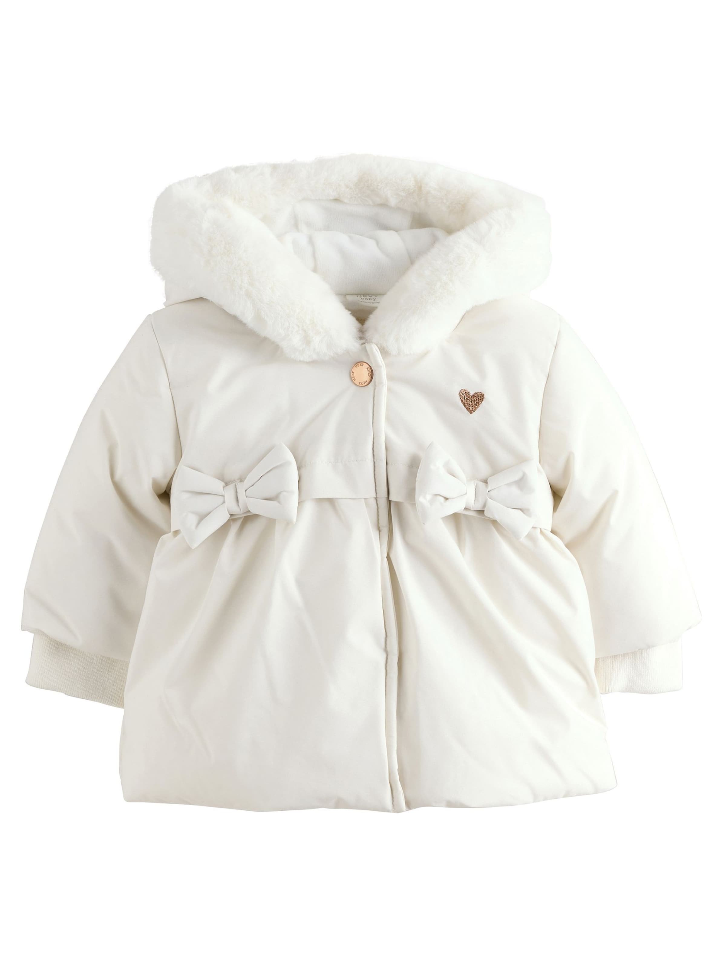 Next Kabát - Biela: predná strana