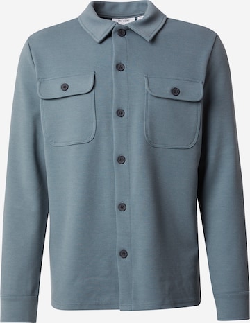 Only & Sons Button Up Shirt 'ONSNew Kodyl' in Grey: front