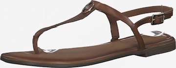 s.Oliver Flip-Flops i brun: forside