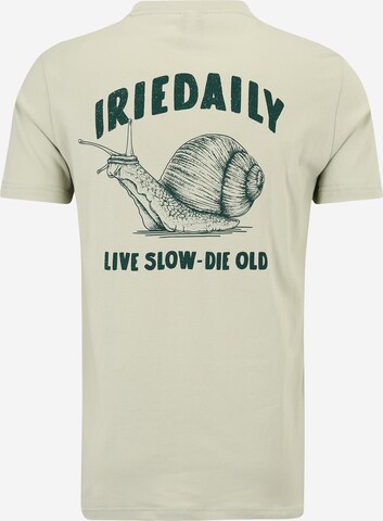T-Shirt 'Live Slow' Iriedaily en gris