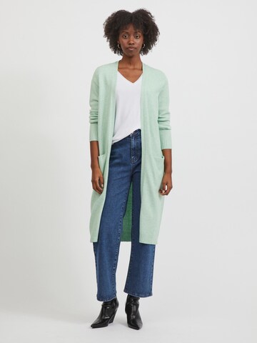 VILA Knitted Coat 'Ril' in Green