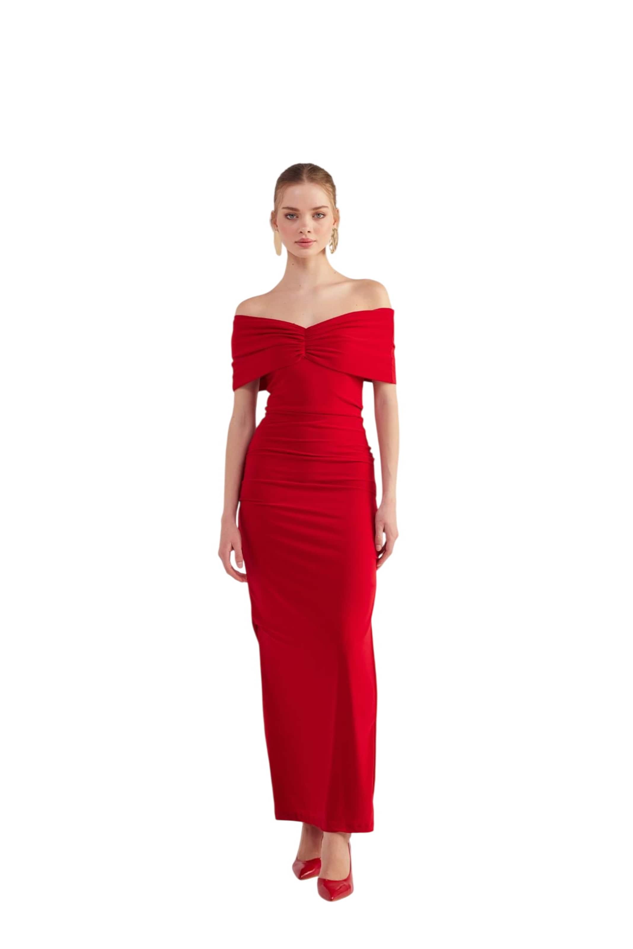 Robe HOLLY LOLLY en rouge : devant