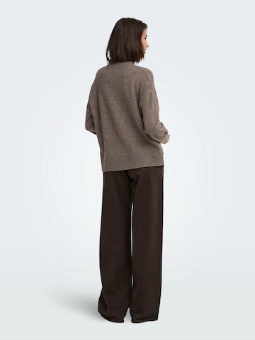 JDY Sweater 'JDYSABRINA' in Brown