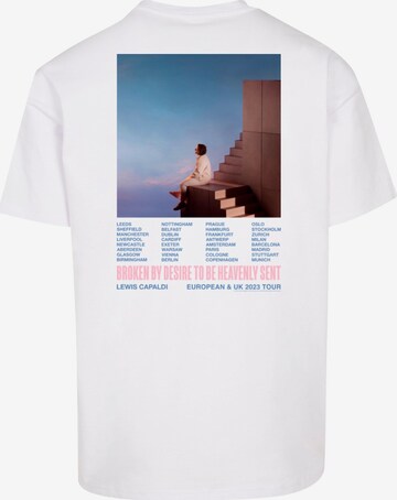T-Shirt ' Lewis Capaldi - Tour' Merchcode en blanc