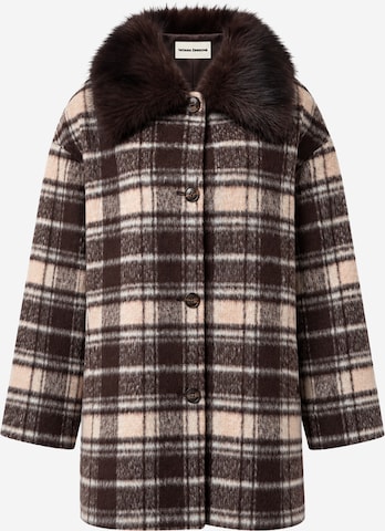 Manteau mi-saison Tatiana Zidekova en marron : devant