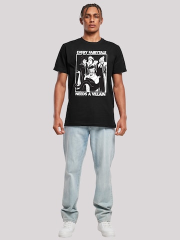 T-Shirt 'Disney Every Fairy Tale Needs A Villain -BLK' F4NT4STIC en noir