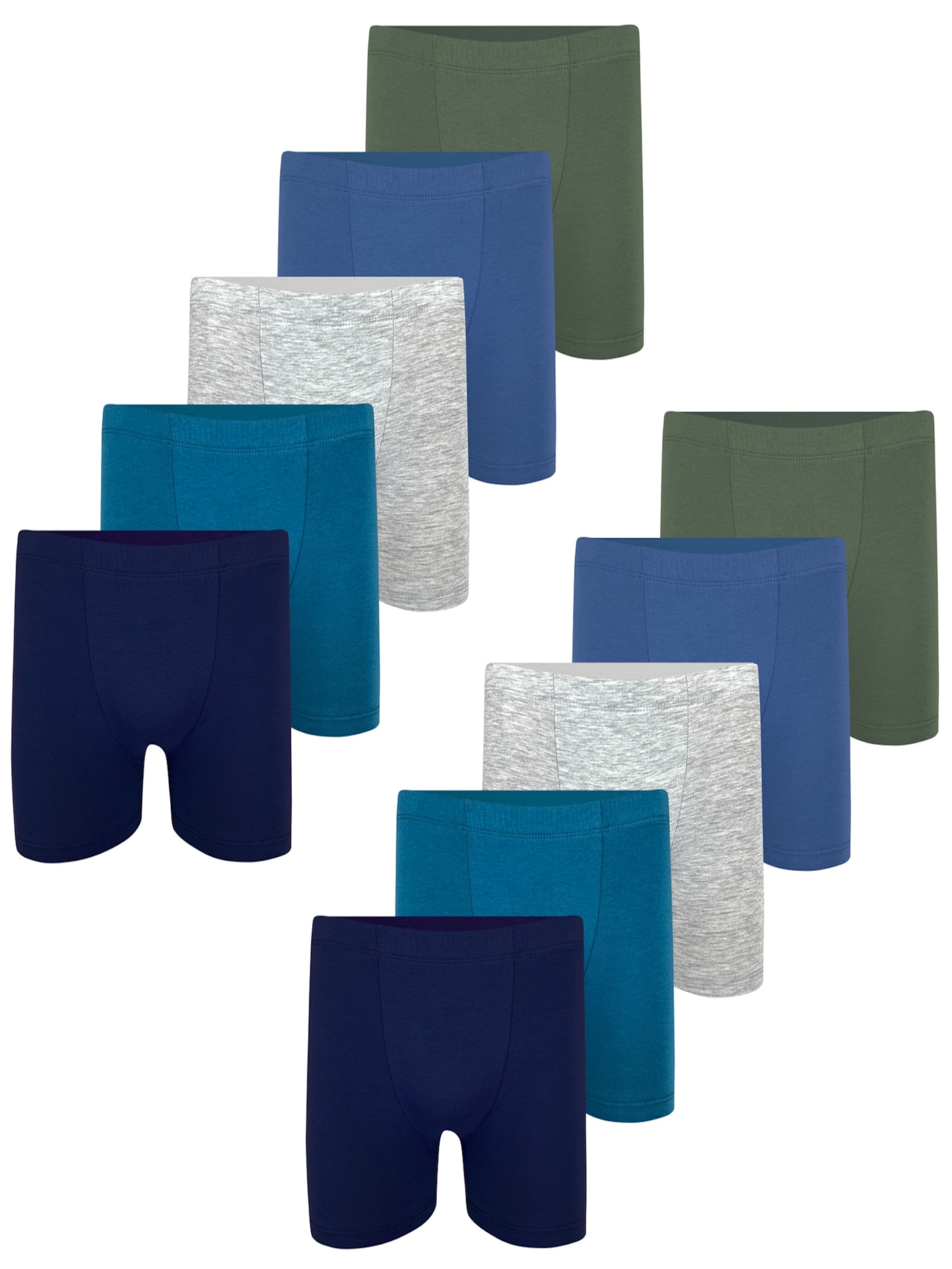 LOREZA Unterhose 'Jungen Boxershorts Carl'‌‌‌ in Mischfarben: Vorderseite