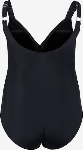 Swim by Zizzi T-shirt Swimsuit in Black